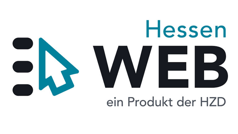 Logo des Redaktionssystems HessenWeb der HZD
