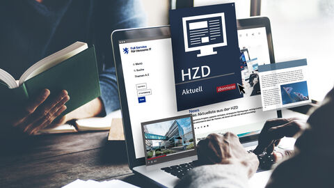 Aktuelles aus der Welt der IT – die News der HZD Blick auf den Schreibtisch eines Redakteurs