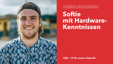 Softie mit Hardware-Kenntnissen_Stipendium Lachender junger Mann mit Base-Cap_Motiv Stipendium