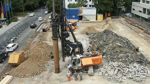 HZD Chronik Baustelle Neubau Baustelle Neubau