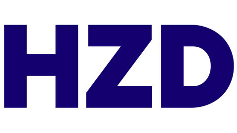 Version „pur“ des HZD-Logos in Blau im Farbmodus RGB und als Dateiformat jpg